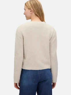 Cartoon Pullover & Strickjacken*Damen Strick-Cardigan beige uni