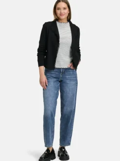 Cartoon Pullover & Strickjacken*Damen Strick-Cardigan schwarz uni