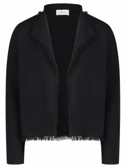 Cartoon Pullover & Strickjacken*Damen Strick-Cardigan schwarz uni