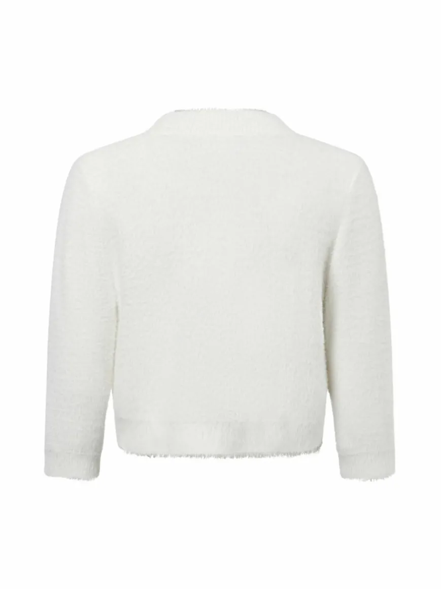 Marie Lund Blazer*Damen Strickhülle ecru uni