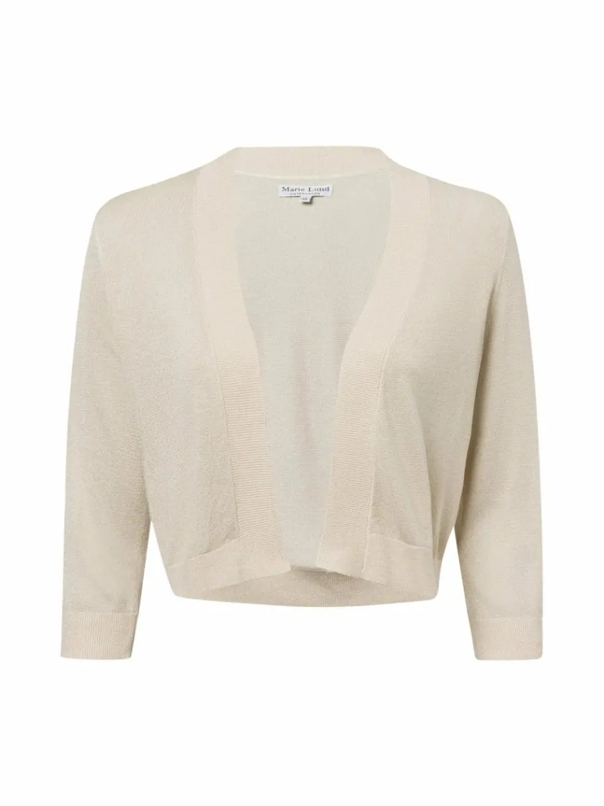 Marie Lund Blazer|Pullover & Strickjacken*Damen Strickhülle gold uni