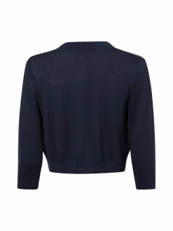 Marie Lund Blazer|Pullover & Strickjacken*Damen Strickhülle marine uni