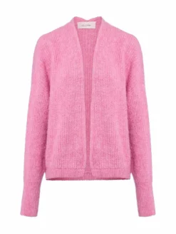 american vintage Pullover & Strickjacken*Damen Strickhülle mit Alpaka-Anteil - East rosa meliert