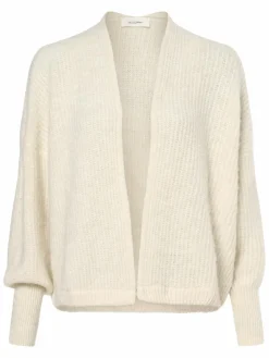 american vintage Pullover & Strickjacken*Damen Strickhülle mit Alpaka-Anteil - Gilet East ecru uni