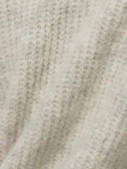 american vintage Pullover & Strickjacken*Damen Strickhülle mit Alpakaanteil - East19A melange uni