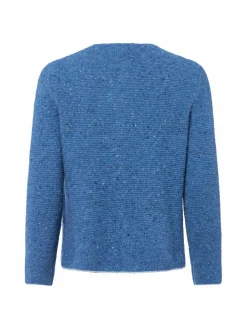 MAERZ Pullover & Strickjacken*Damen Strickjacke blau meliert