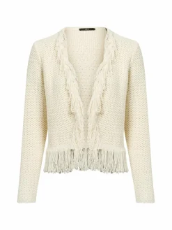 zero Pullover & Strickjacken*Damen Strickjacke ecru uni