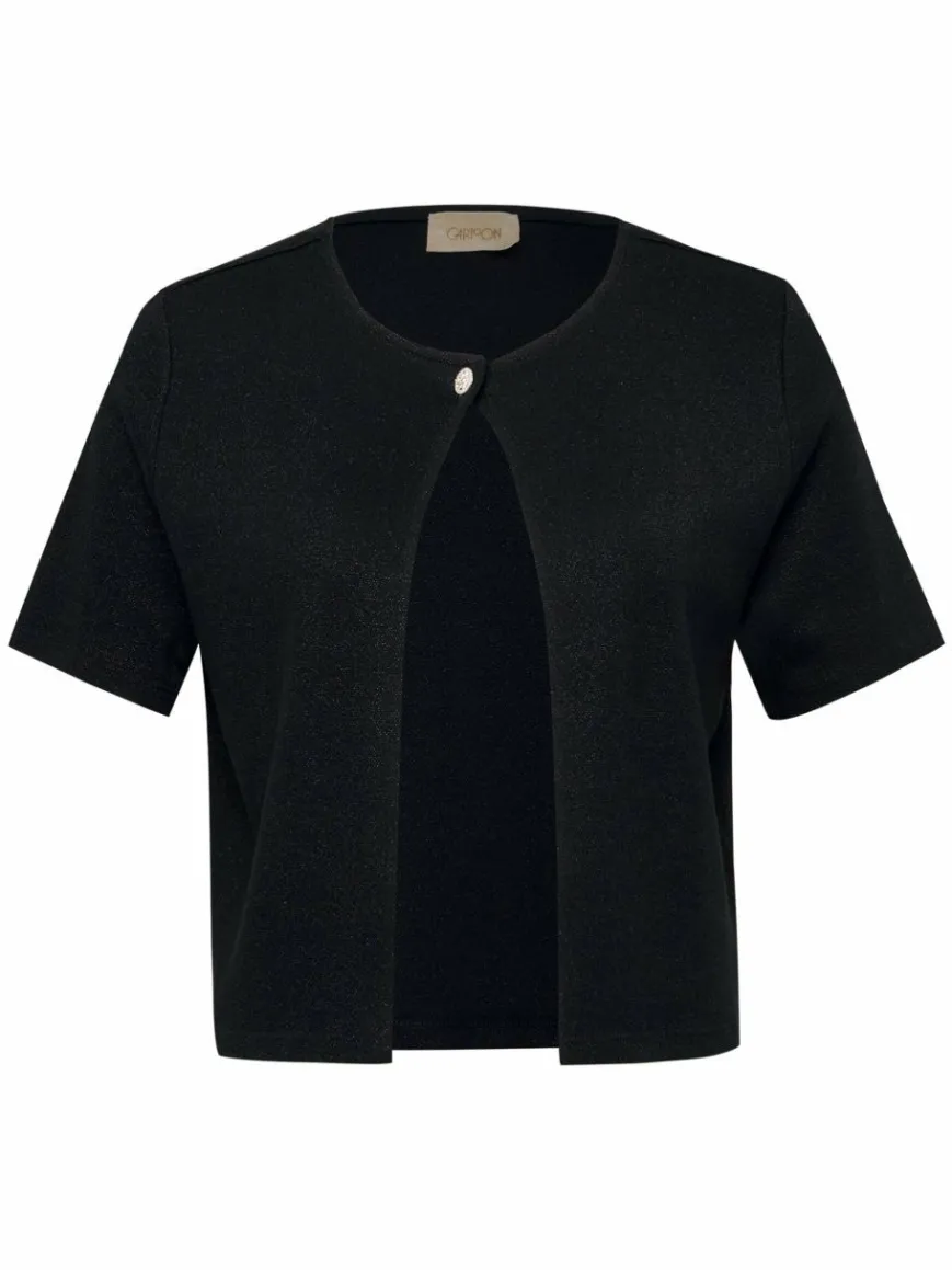 Cartoon Pullover & Strickjacken*Damen Strickjacke schwarz uni