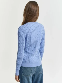 Gant Pullover & Strickjacken*Damen Strickjacke hellblau meliert