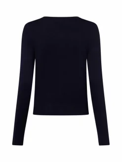 Marie Lund Pullover & Strickjacken*Damen Strickjacke marine uni