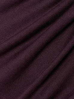 Marie Lund Pullover & Strickjacken*Damen Strickjacke aubergine uni