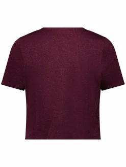 Cartoon Pullover & Strickjacken*Damen Strickjacke aubergine uni