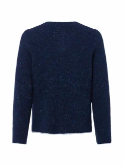 MAERZ Pullover & Strickjacken*Damen Strickjacke marine meliert