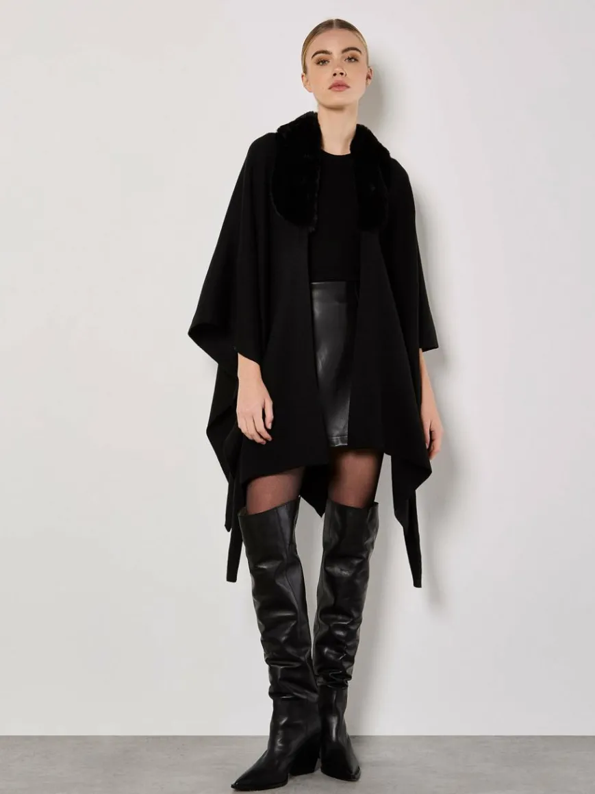 Apricot Pullover & Strickjacken*Damen Strickjacke schwarz uni