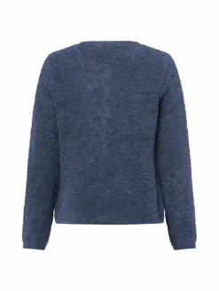 More & More Pullover & Strickjacken*Damen Strickjacke marine meliert