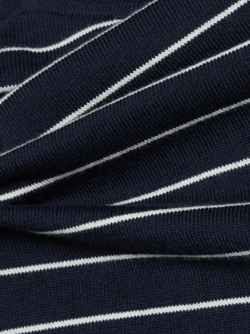 Tommy Hilfiger Pullover & Strickjacken*Damen Strickjacke marine ecru gestreift