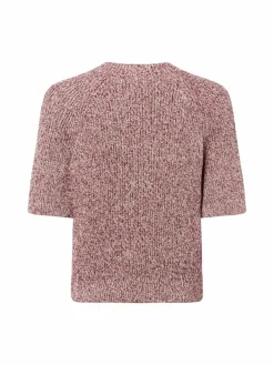 Opus Pullover & Strickjacken*Damen Strickjacke - Dacki aubergine ecru meliert