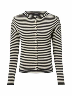 Weekend Max Mara Pullover & Strickjacken*Damen Strickjacke - Eritea beige marine gestreift
