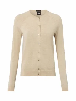 BOSS Pullover & Strickjacken*Damen Strickjacke - Fonami beige meliert