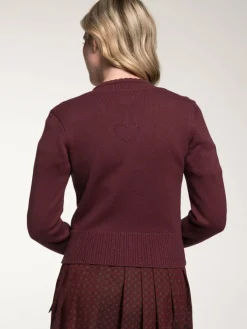 Spieth & Wenksy Pullover & Strickjacken*Damen Strickjacke - Gosina rot uni