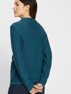 Olsen Pullover & Strickjacken*Damen Strickjacke - Henny petrol uni