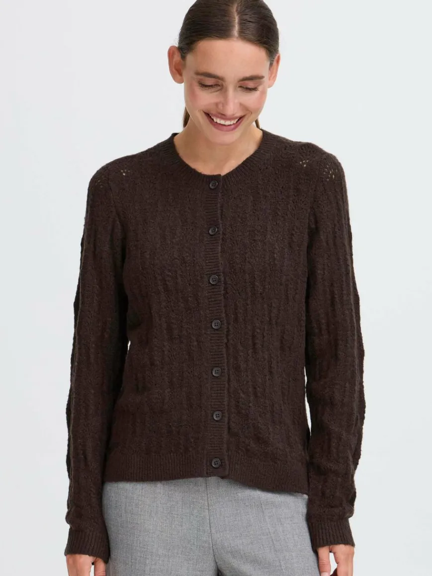 OXMO Pullover & Strickjacken*Damen Strickjacke - OXFSINVA melange uni