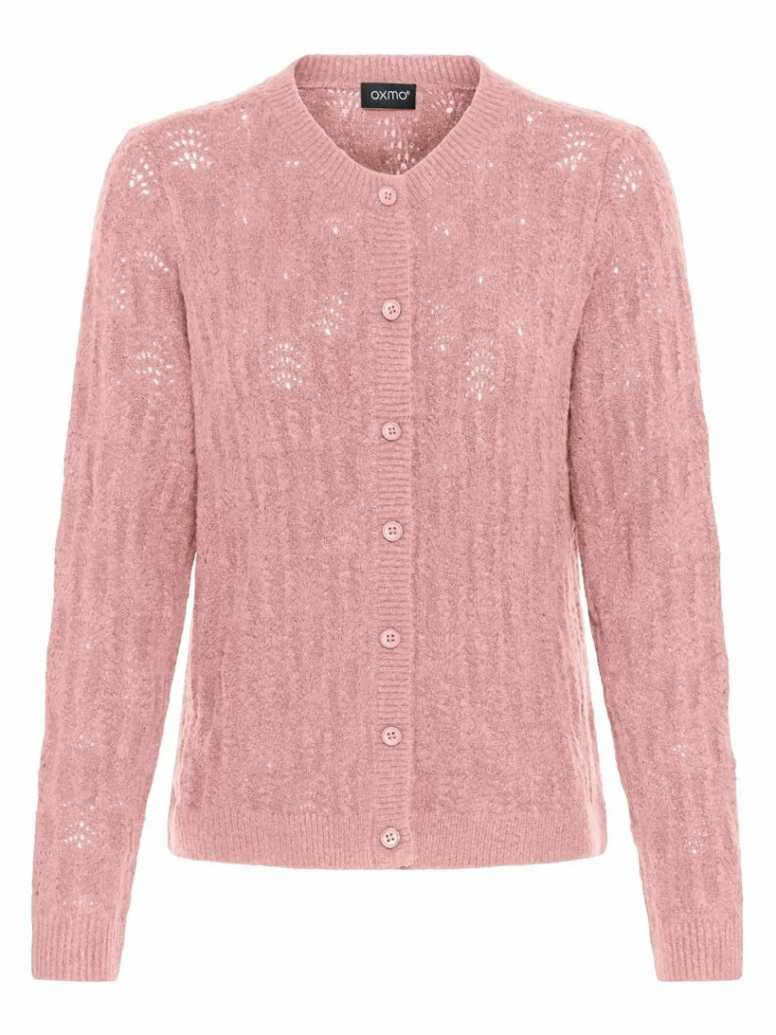 OXMO Pullover & Strickjacken*Damen Strickjacke - OXFSINVA rosa uni