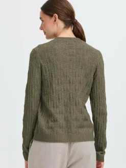 OXMO Pullover & Strickjacken*Damen Strickjacke - OXFSINVA melange uni