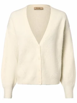 MOS MOSH Pullover & Strickjacken*Damen Strickjacke mit Alpaka-Anteil - MMThora ecru uni