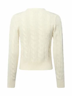 Polo Ralph Lauren Pullover & Strickjacken*Damen Strickjacke mit Cashmere-Anteil ecru uni