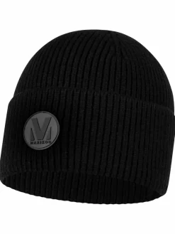 Marikoo Mützen & Hüte*Damen Strickmütze - Effelin 16 schwarz uni