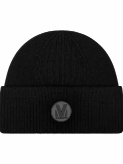 Marikoo Mützen & Hüte*Damen Strickmütze - Effelin 16 schwarz uni