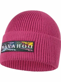 Navahoo Mützen & Hüte*Damen Strickmütze - Keksmagie 14 rosa uni