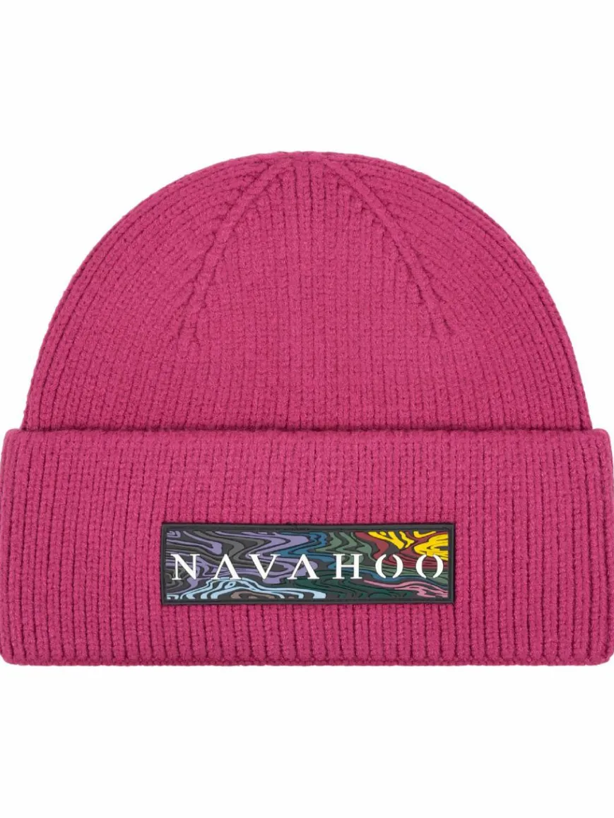 Navahoo Mützen & Hüte*Damen Strickmütze - Keksmagie 14 rosa uni
