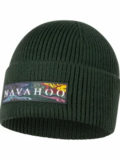 Navahoo Mützen & Hüte*Damen Strickmütze - Keksmagie 14 grün uni