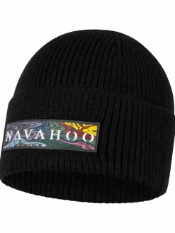 Navahoo Mützen & Hüte*Damen Strickmütze - Keksmagie 14 schwarz uni