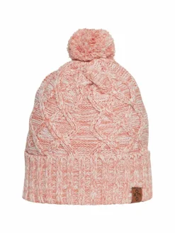 OXMO Mützen & Hüte*Damen Strickmütze - OXPom rosa meliert