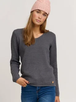 OXMO Mützen & Hüte*Damen Strickmütze - OXPom rosa meliert