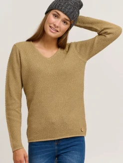 OXMO Mützen & Hüte*Damen Strickmütze - OXPom schwarz meliert