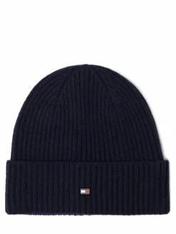 Tommy Hilfiger Mützen & Hüte*Damen Strickmütze aus Cashmere marine uni
