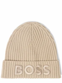 BOSS Mützen & Hüte*Damen Strickmütze aus Schurwolle - Lara melange uni