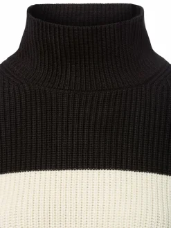 Calvin Klein Jeans Pullover & Strickjacken*Damen Strickpullover ecru schwarz gestreift