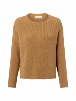 Marc O'Polo Pullover & Strickjacken*Damen Strickpullover camel uni