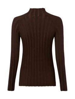 Marie Lund Pullover & Strickjacken*Damen Strickpullover schoko uni