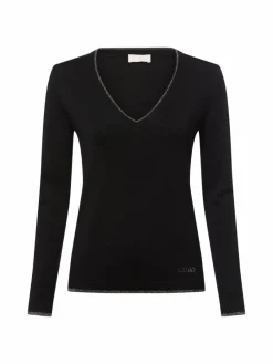 Liu Jo Collection Pullover & Strickjacken*Damen Strickpullover schwarz uni