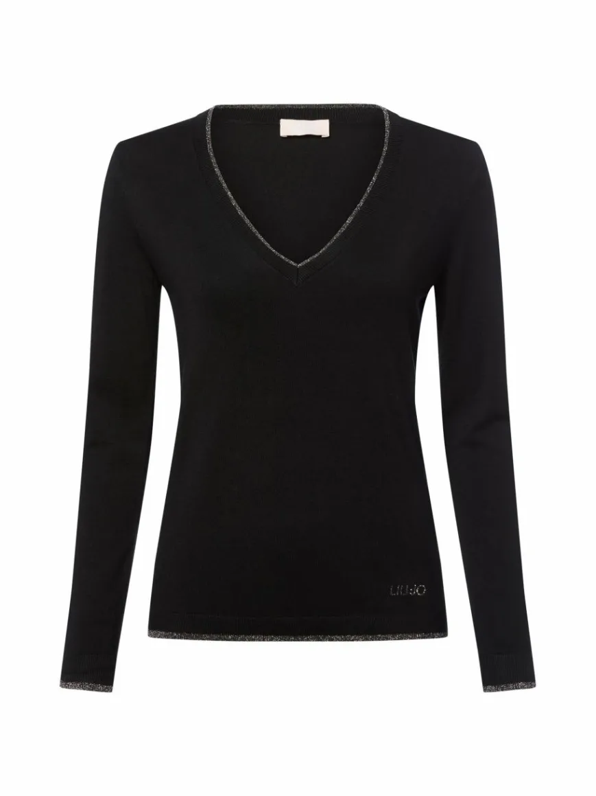 Liu Jo Collection Pullover & Strickjacken*Damen Strickpullover schwarz uni
