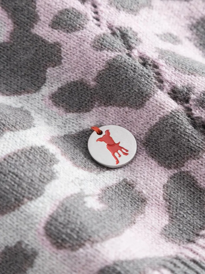 Frieda & Freddies Pullover & Strickjacken*Damen Strickpullover fuchsia gemustert