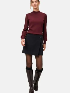 zero Pullover & Strickjacken*Damen Strickpullover purple uni