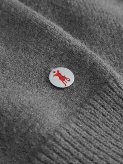 Frieda & Freddies Pullover & Strickjacken*Damen Strickpullover grau gemustert