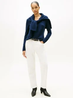 Tommy Hilfiger Pullover & Strickjacken*Damen Strickpullover marine uni